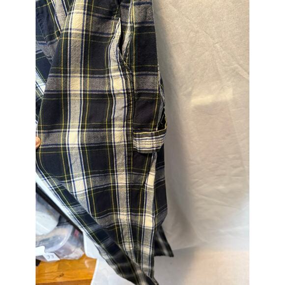 J. Crew Men's Pants Plaid Carpenter Canvas Jeans Green Navy Grey 30 x 34 - Picture 4 of 10